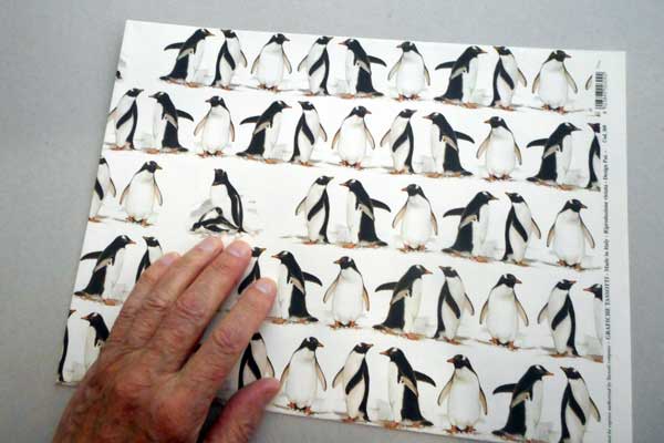 Penguins ~ a printed paper by Tassotti