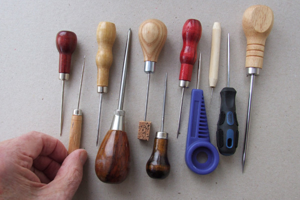 A selection of small awls