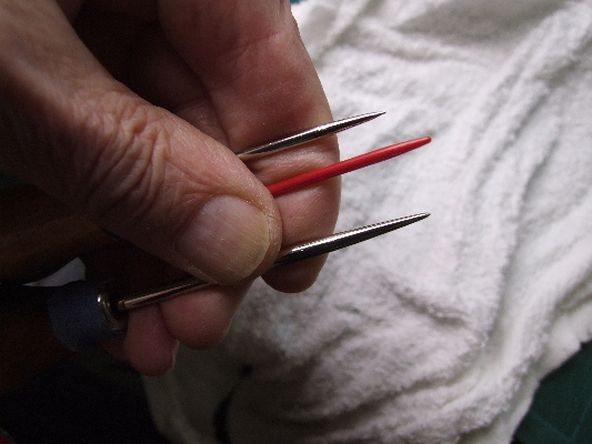 Plastic needle ~ Blunt needle ~ Sharper needle