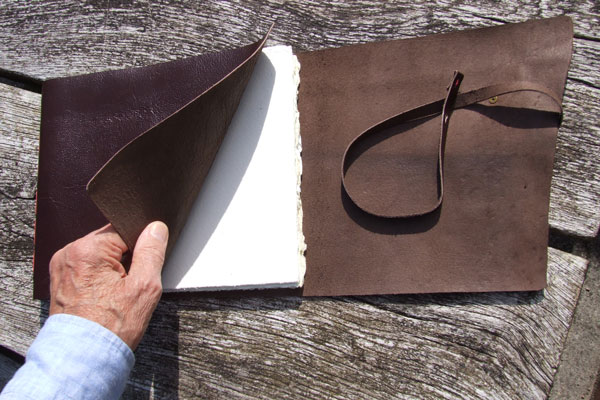 Flexible leather covers
