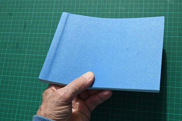 An A5 album with horizontal format ~ closed