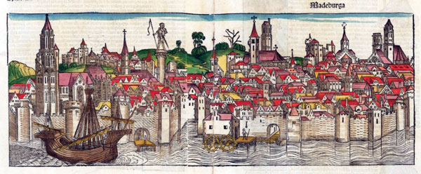 Magdeburg - centuries ago