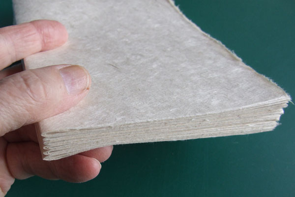 Six sections of Hatakami Paper