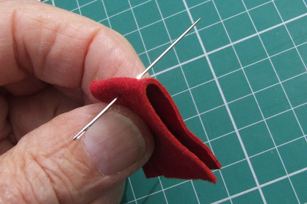 A needle saver or flag